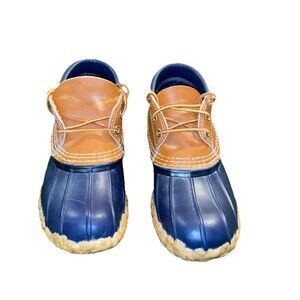 Vintage LL Bean Duck Boots USA Made Brown Women’s 7 Work Outdoor Hiking Shoes